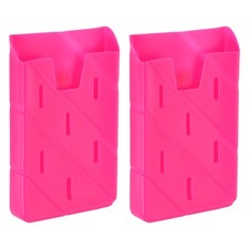 2Pcs Organizer Holder for Beach Bag, Square Hole Insert Holder Charm, Rose Red