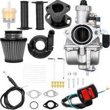 22 212cc Carburetor 26mm Kit Fit for Carburetor with Black Intake manifold pipe