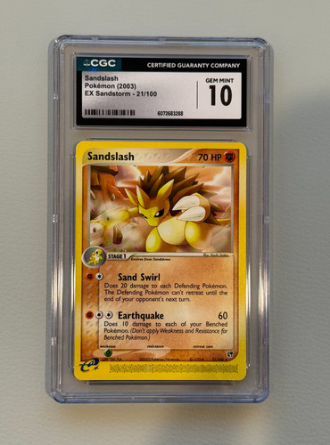 Sandslash graded CGC 10 for sale on eBay