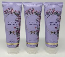 3 NEW Bath  Body Works Lovely Dreamer Ultimate Hydration Body Cream Lotion 8oz
