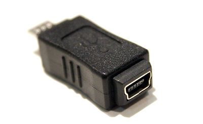 USB Converter Adapter Changer Mini USB to Micro USB Plug Connector USA shipper
