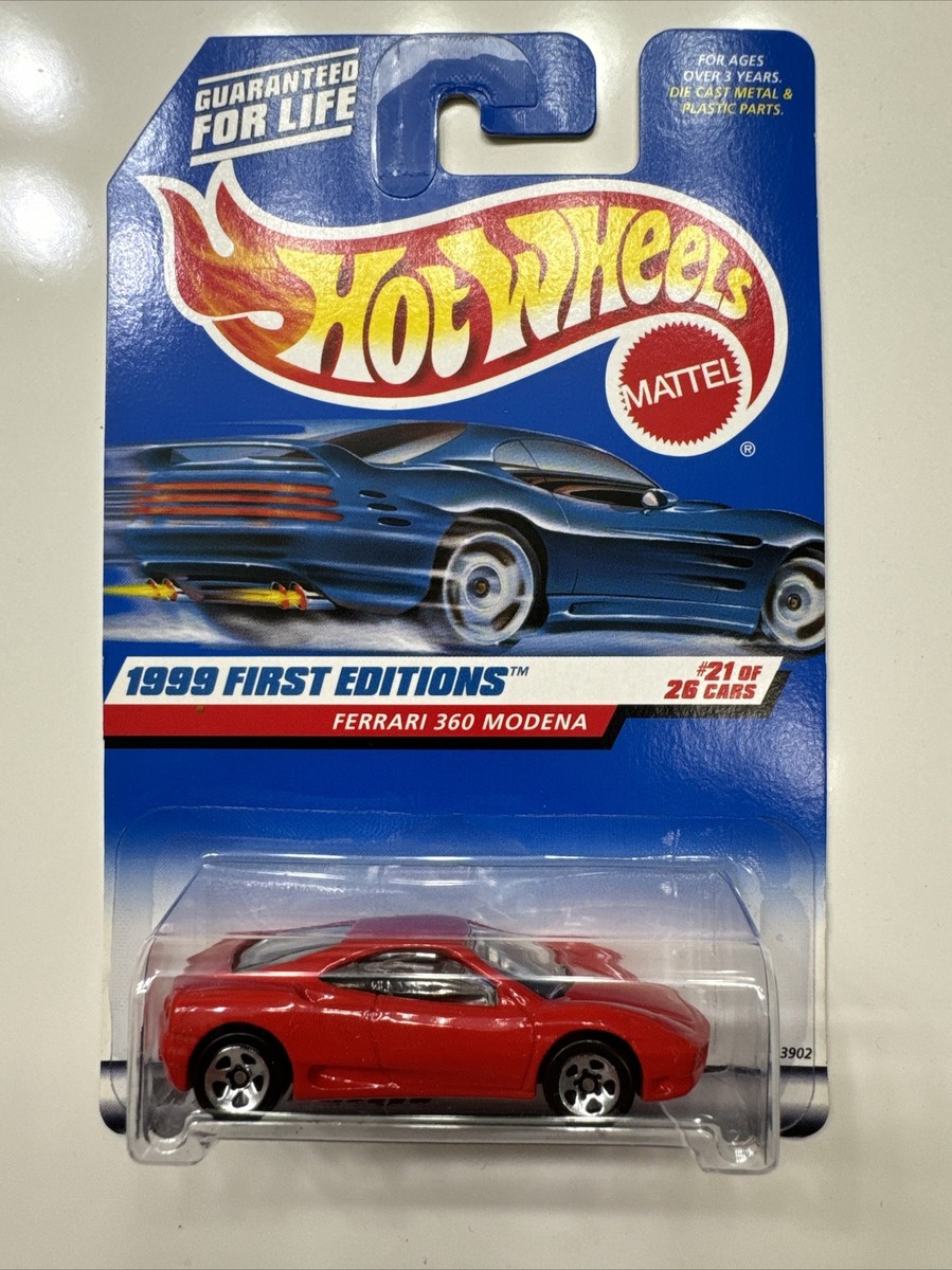 Hot Wheels 1999 First Editions Red Ferrari 360 Modena # 21/26