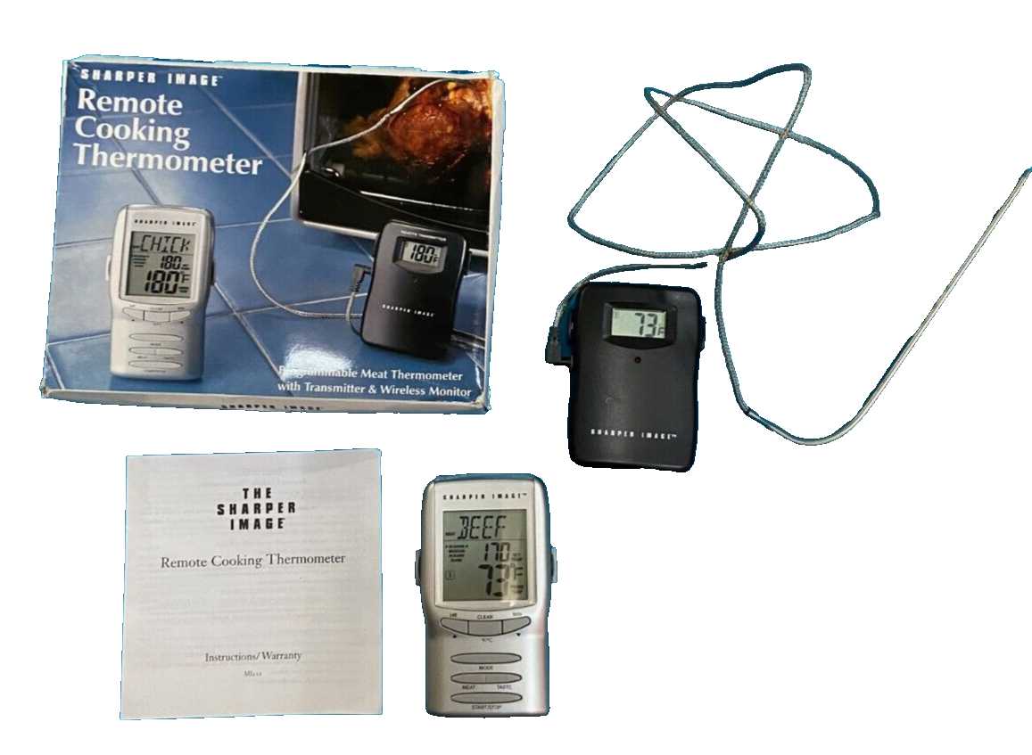 Remote Cooking Sharper Image Programmable Meat Thermometer MI212-image