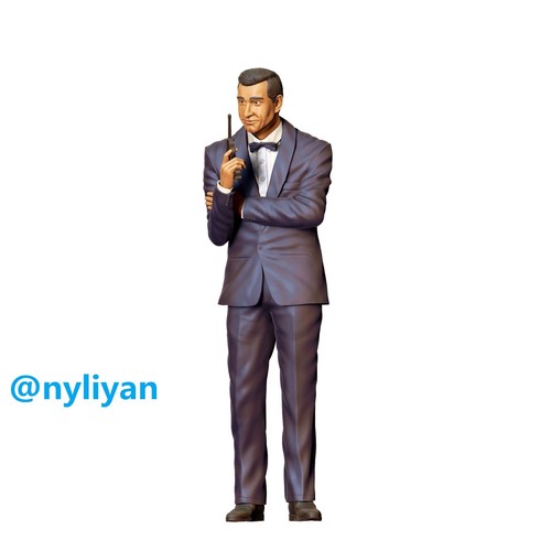 1/18 1/35 1/43 1/64 1/87 Miniature Suit Agent Killer Man Szene Requisiten Figur - Bild 5 von 6