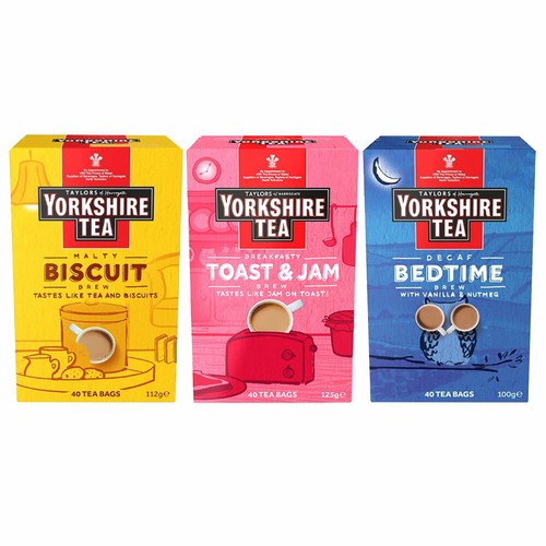 Yorkshire Tea Speciality Brew Choose Any 3 Biscuit/ Jam & Toast/ Bedtime eBay