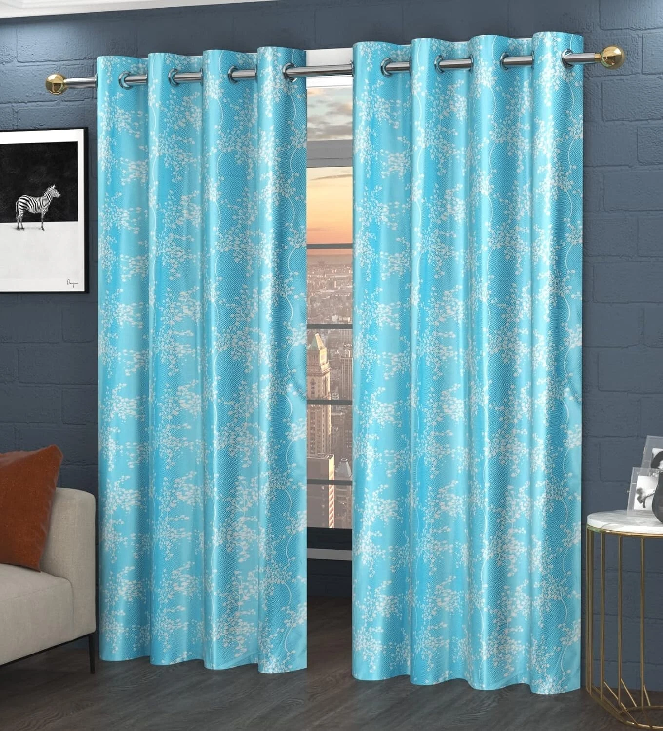 New Polyester Door Curtain Set with 2 Piece Eyelet - 7ft
Opens in a new window or tab