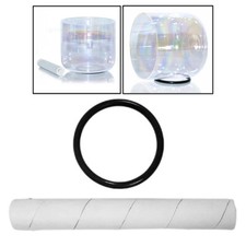 Suede Mallet Beater Rubber O-Ring Kit Crystal Singing Bowl Sound Parts Accs