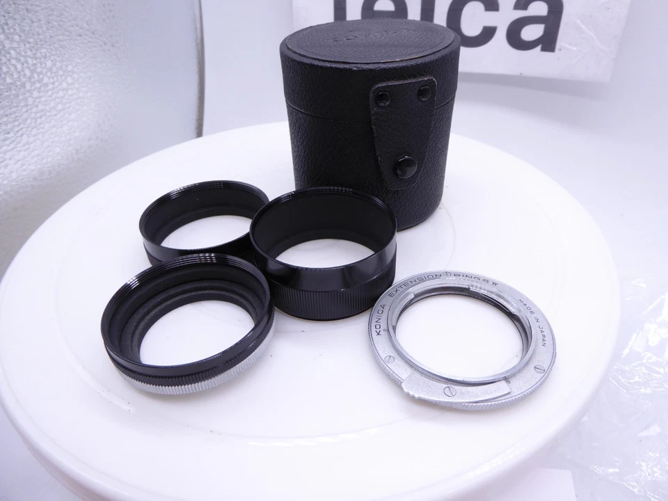 Genuine Konica Spacer Rings tubes  3-Piece EXTENSION RINGS II official - Image 4 of 4