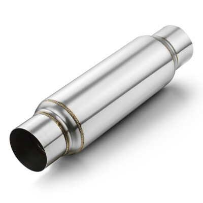 Mx Exhaust Made High Performance Valvetronic Valved Round Exhaust Muffler 3.5inch In Stainless - Foto 6