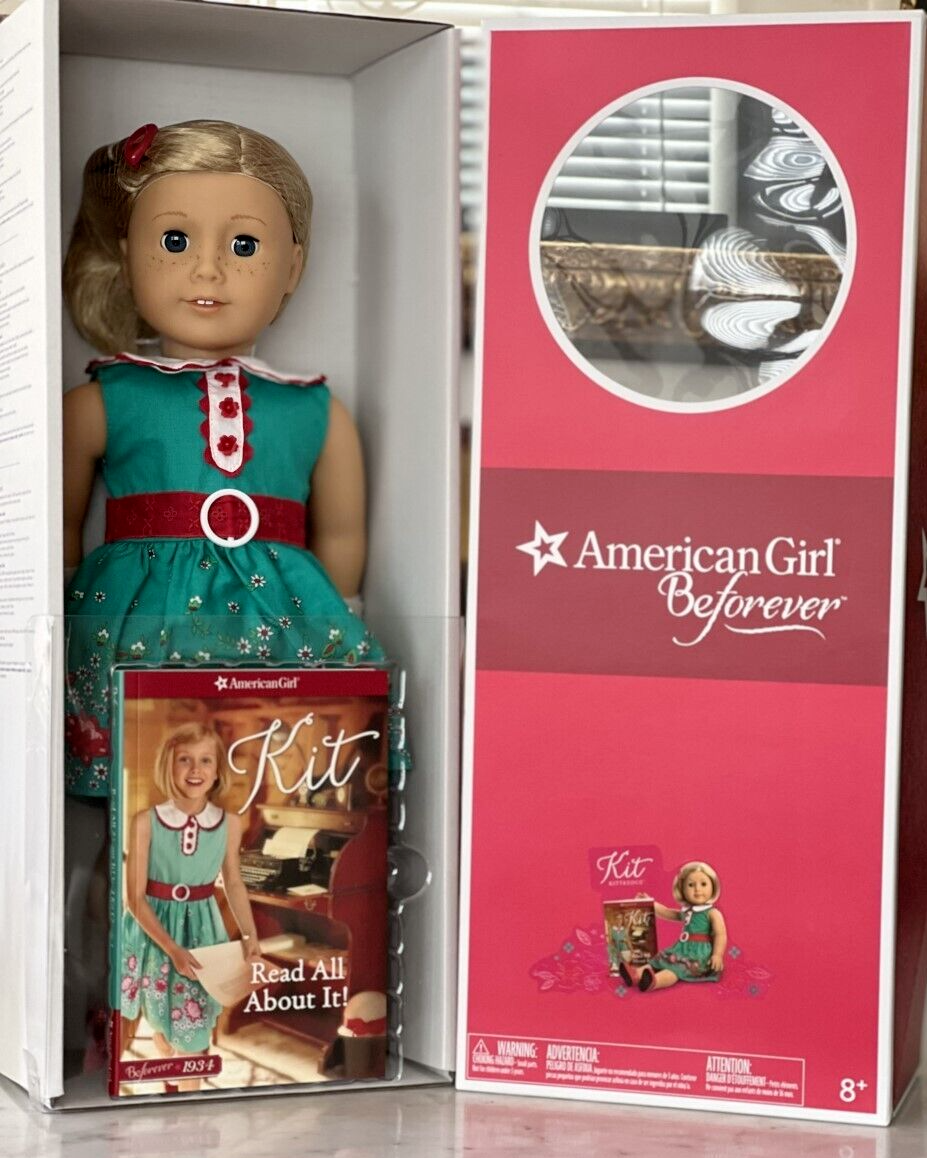 American Girl Kit Kittredge Doll and Book 18- New RETIRED SHIPS