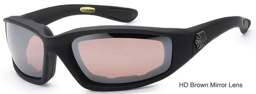 3 PAIRS Choppers Padded Foam Wind Resistant Sunglasses Motorcycle Riding Glasses - Image 3 of 4