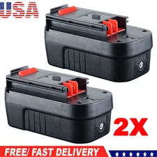 2x 18V for Black and Decker HPB18 18Volt 7.0Ah Battery HPB18-OPE 244760-00 FS18B