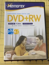 Lot Of 4 Memorex DVD RW Blank Disc 120 min 4.7GB New Sealed