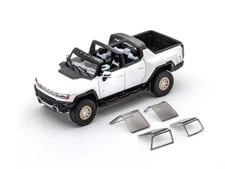 2022 GMC Hummer EV Pickup – White Diecast 1:64 Scale Model - GCD KS-038-217