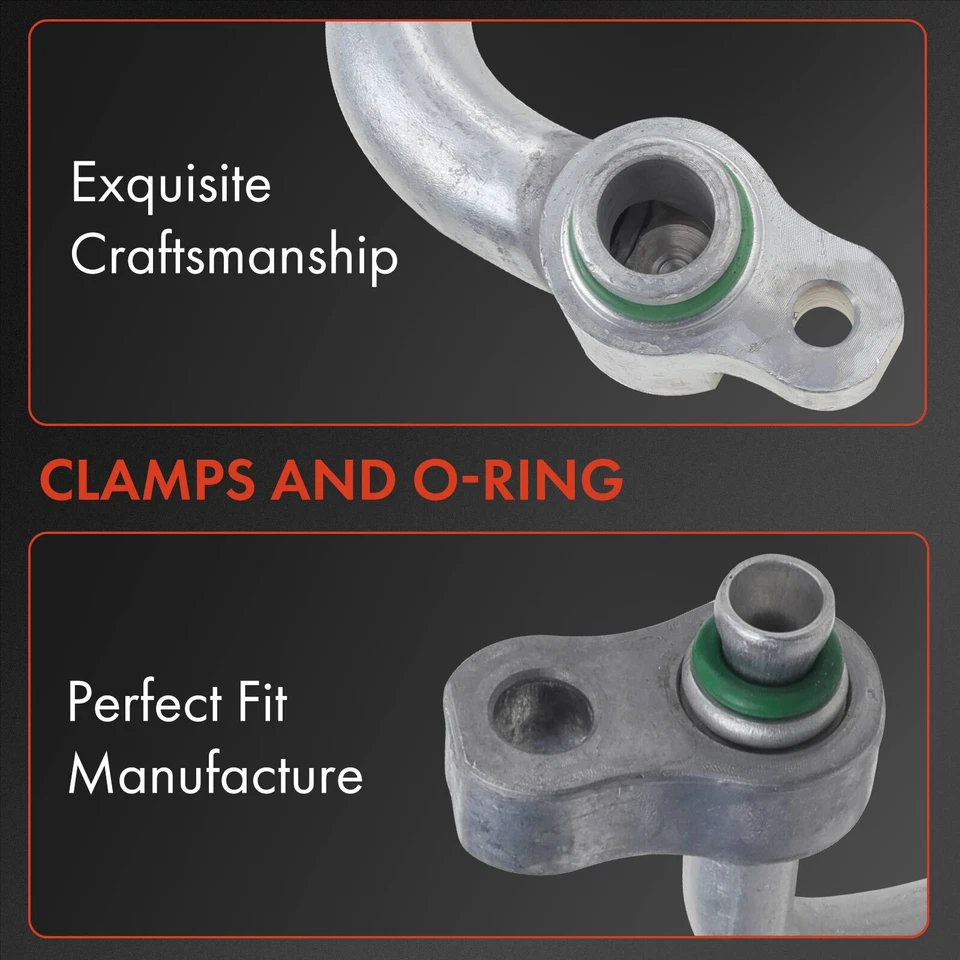 A/C Hose Suction & Liquid Assembly for Hyundai Sonata 2011-2012 Kia Optima 11-13 - Image 3 of 4