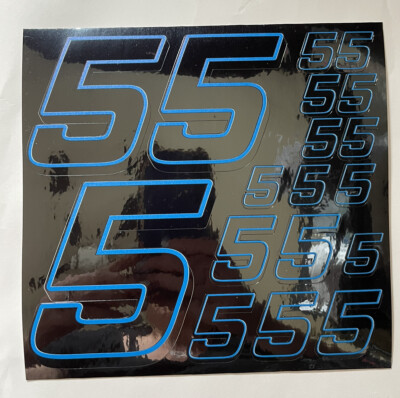Discounted Chrome Black W/ Blue #5 R/c Box L