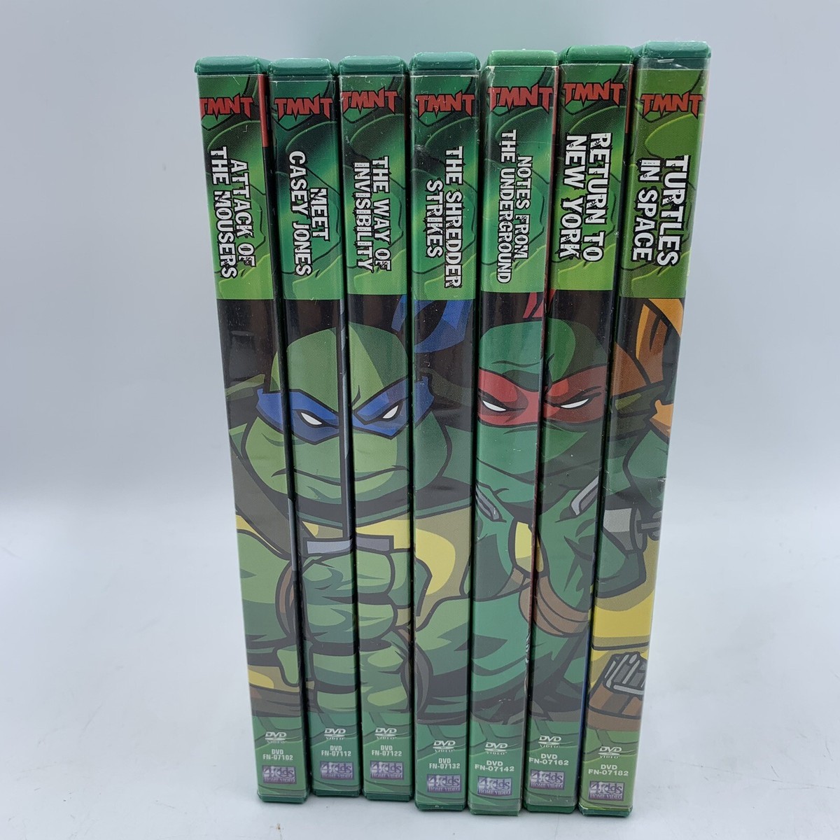 Volumes Turtles Ninja Mutant Teenage TMNT DVDセット 1-5, 7 Of Set (DVD 9 7, アニメ