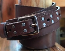 Gap Women's Brown Leather Belt Size XS