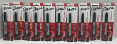 Sharpie Quality Twin Tip Long-Lasting Permanent Marker, Black (10PK)