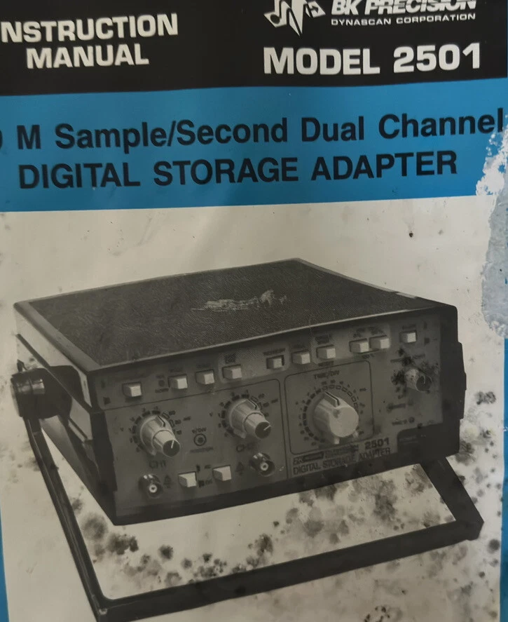 B+K Precision Dynascan 2501 Digital Storage Adapter for Oscilloscope, Plotter - Image 4 of 4
