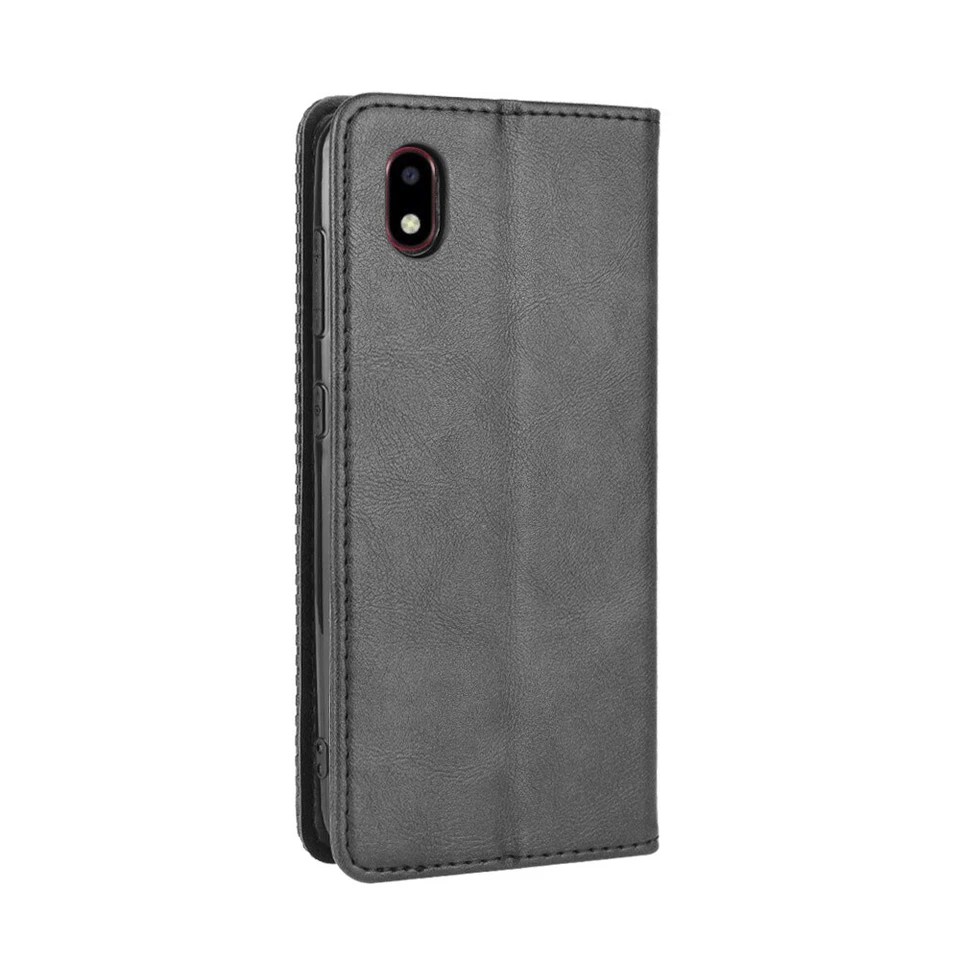 Funda de cuero con soporte para tarjeta billetera y soporte para teléfono celular ZTE Avid 579 para consumo Foto 2 de 4