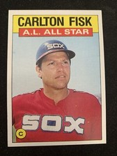 1986 Topps Baseball Card #719 Carlton Fisk AL All Star Chicago White Sox NmMt
