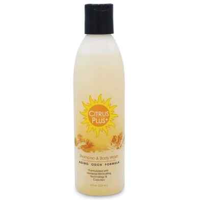 BoaVida Deodorizing Citrus Plus Elder Shampoo and Body Wash with new leakpro