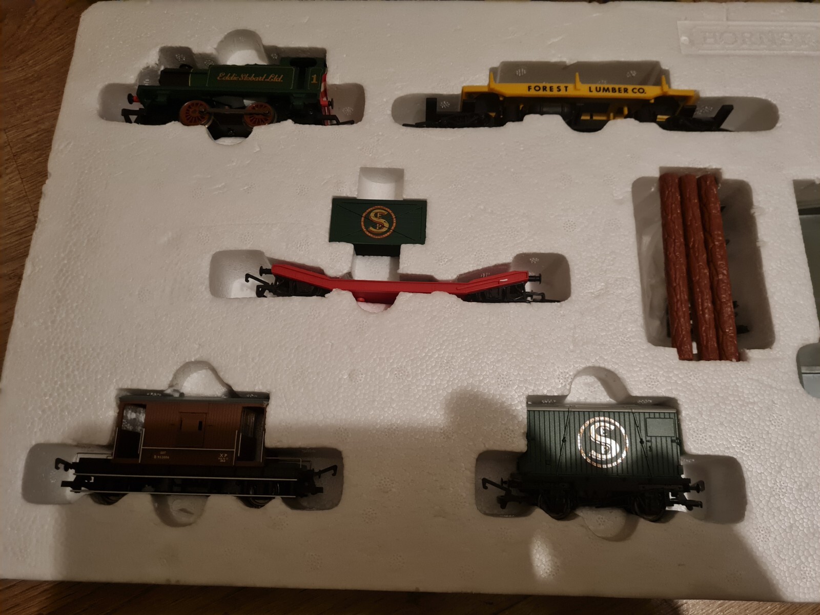 Hornby R1061 Eddie Stobart Hauler Train Set (OO Scale) Boxed eBay