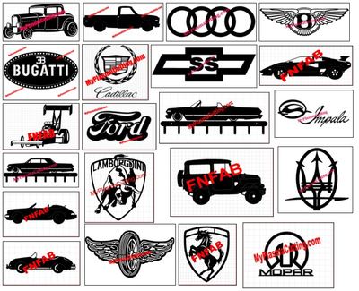 auto theme selection of dxf format CNC files for plasma or laser cutting on CD