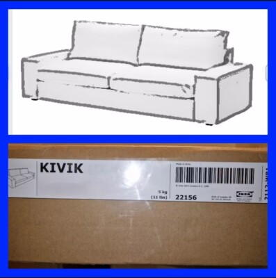 IKEA KIVIK 3er Schlafsofa Bezug, Tullinge Rost 602.003.41