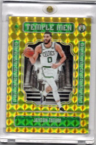 2023-24 Panini Phoenix JAYSON TATUM Temple Men Gold 10/10 Boston Celtics