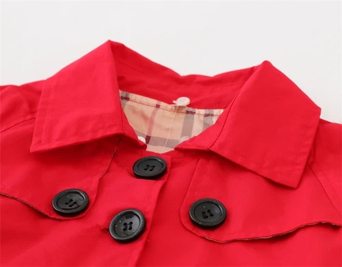 Trench cappotto moda con cappuccio bambini bambina giacca outwear topTX - Foto 11 di 26