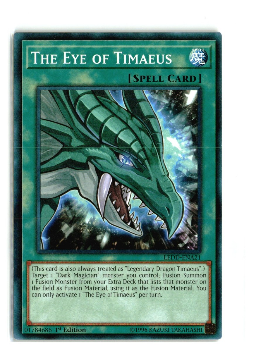 Yugioh The Eye of Timaeus LEDD-ENA21 Common 1st Edition NM
