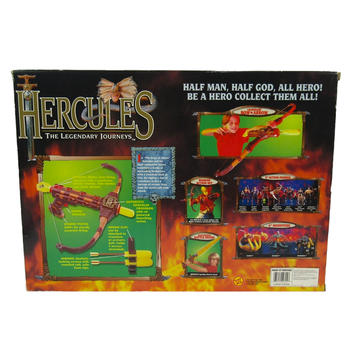 Vintage Hercules Legendary Journeys Crossbow Toy Biz 1996 TV Show