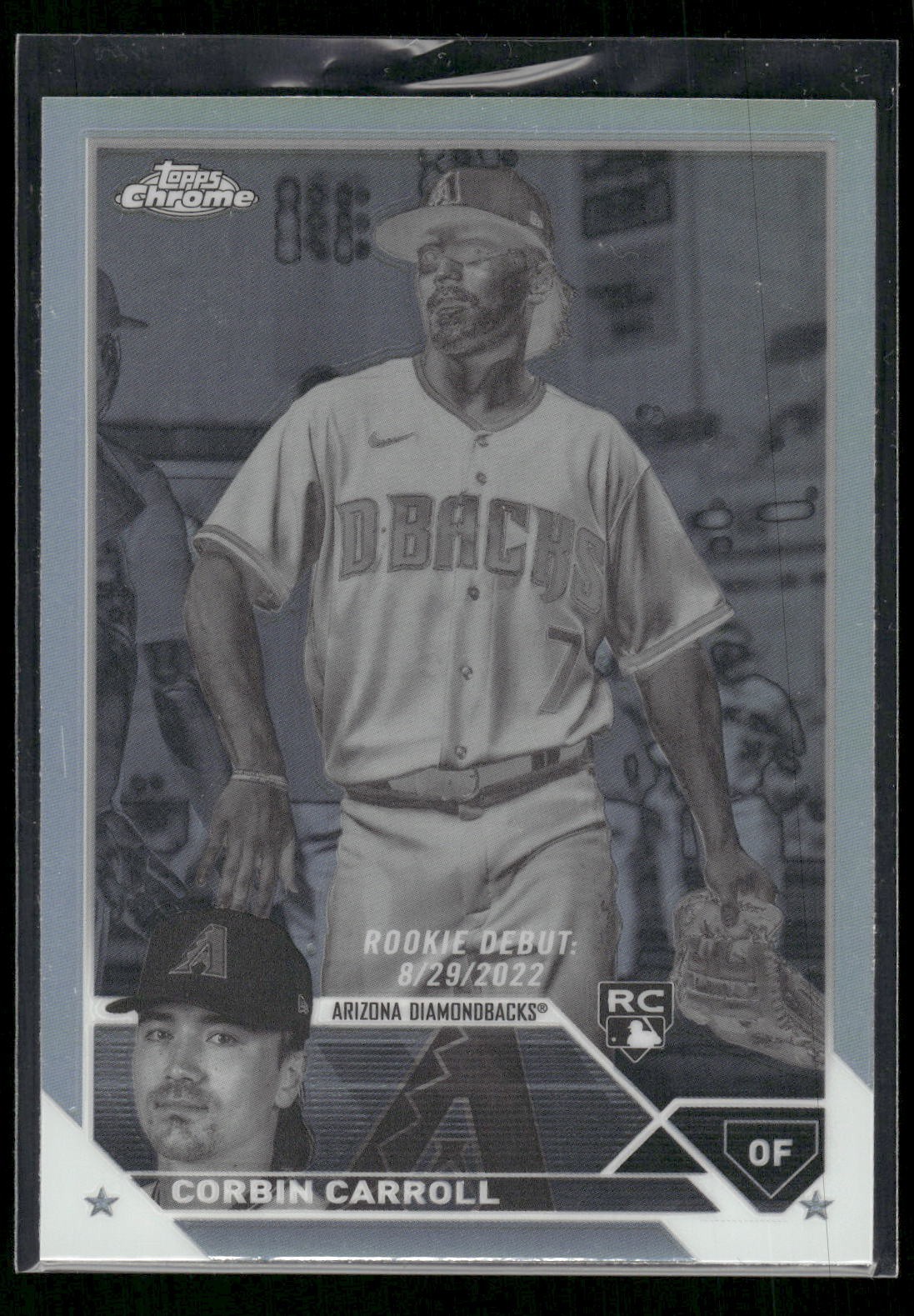 #USC220 Corbin Carroll 2023 Topps Chrome Update Negative