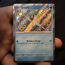 Pokemon TCG Quaxly SVP 082 Black Star Promo Holo Near Mint