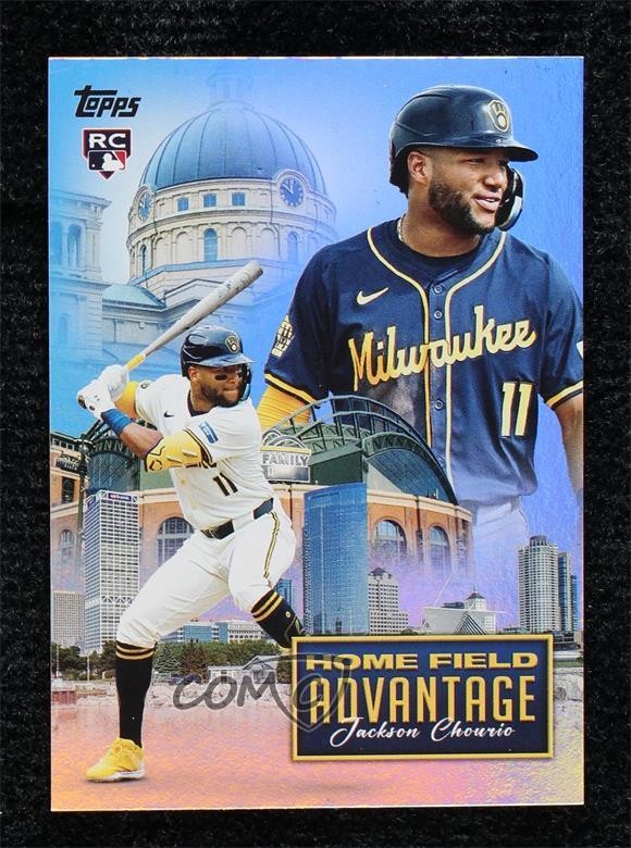 2024 Topps Update Home Field Advantage Jackson Chourio #HFA-22 Rookie RC