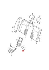 Genuine VW ID.4 ID.5 E21 E39 Intermediate Padding With Cover 5H0885873XNE