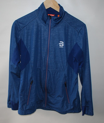 Daehlie Men s Conscious Jacket Medium Bistro Blue   Used, Sleeve Rip, Wear