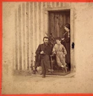 1864 CIVIL WAR STEREOVIEW PHOTO ULYSSES S GRANT & FAMILY CITY POINT HEADQUARTERS