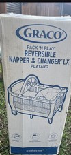 Graco Reversible Napper & Changer LX Play Yard Negro Gris Portátil