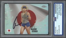 2024 Topps Chrome Tennis Naomi Osaka Patriotic Pride Case Hit SSP PSA/DNA AUTO