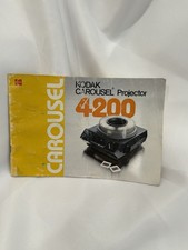 Kodak Carousel 4200 Slide Projector Manual Only