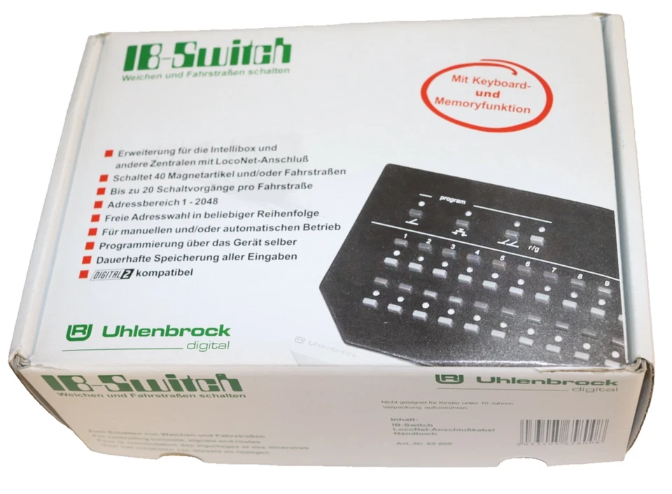 Uhlenbrock DigitalIB Switch 65800 Digitales Steuergerät OVP