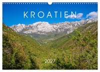 "Calendar 2027 · US Version · Croatia 2027 (Wall Calendar 2027 17\" × 12\" Landscap"