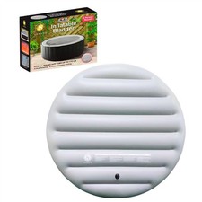Hot Tub Lid 6 Person Round Inflatable Bladder Heat Insulator All Spa Cover 160cm