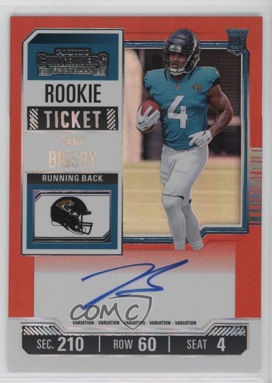 2023 Contenders RPS Variation FOTL Red Zone Ticket Tank Bigsby Rookie Auto RC