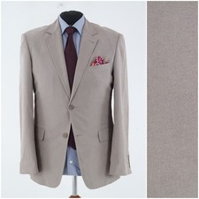Mens Beige Blazer 42R UK Size CANDA Sport Coat Jacket