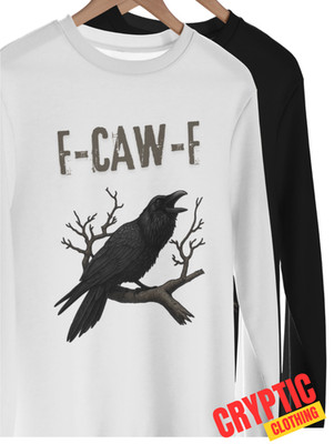 T-shirt Vintage Black Crow FCAWF - Motif Graphique Multicolore - Coton - Taille L - Neuf Avec étiquettes