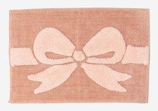 Ltd Edition TK Maxx HOMESENSE LARGE Coquette BOW 76 x 51cm Cotton RUG MAT VIRAL